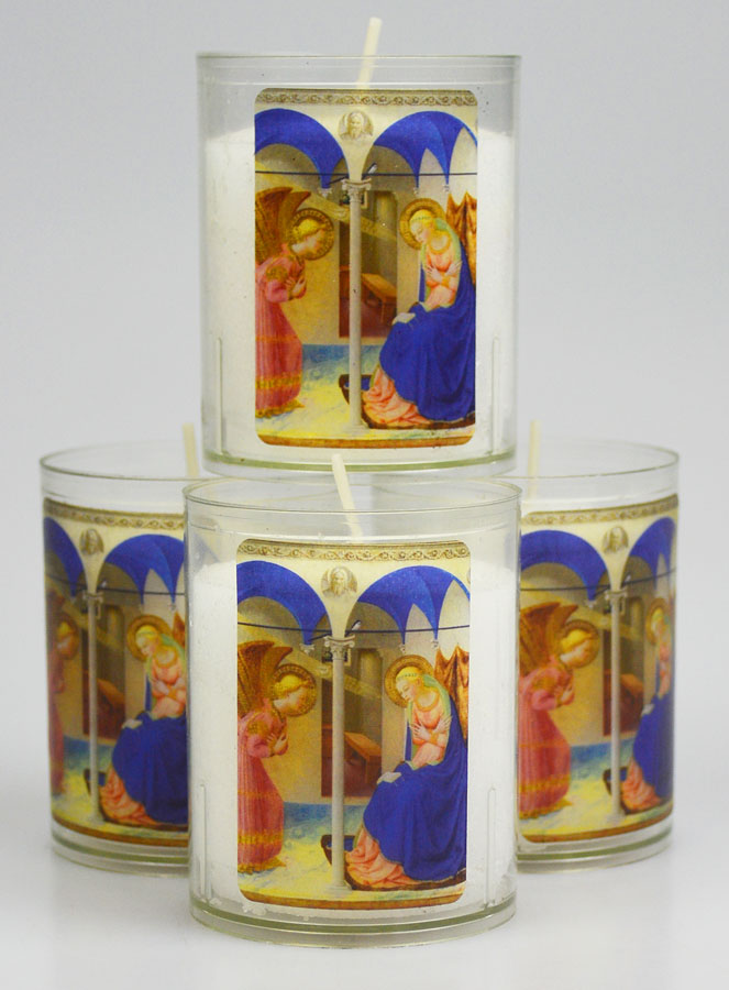 Lot de 4 Bougies Veilleuses ND de l'Annonciation (pic 1)