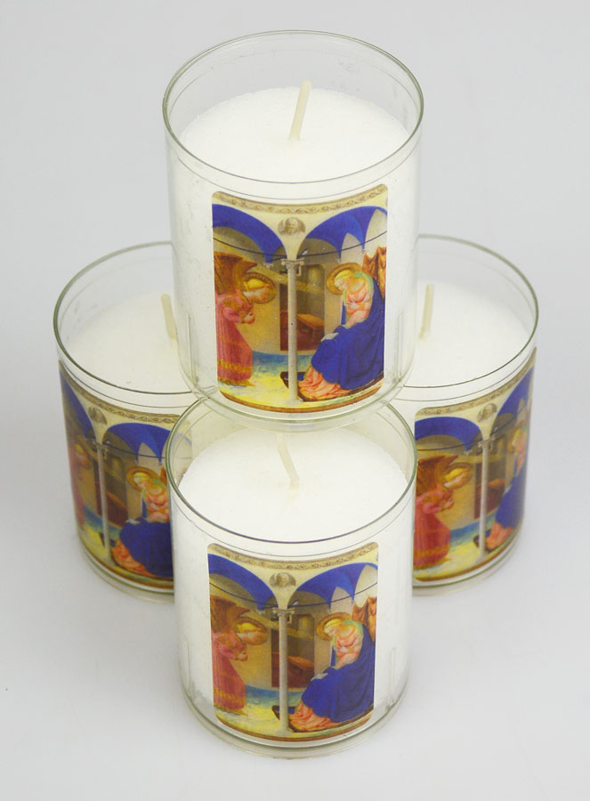 Lot de 4 Bougies Veilleuses ND de l'Annonciation (pic 2)