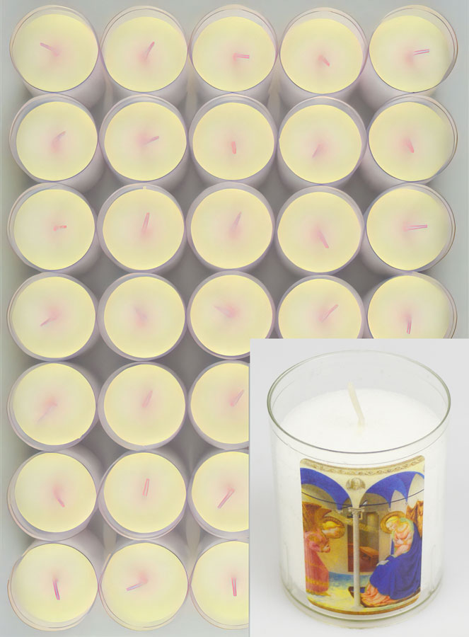 Lot de 10 Bougies Veilleuses ND de l'Annonciation (pic 2)