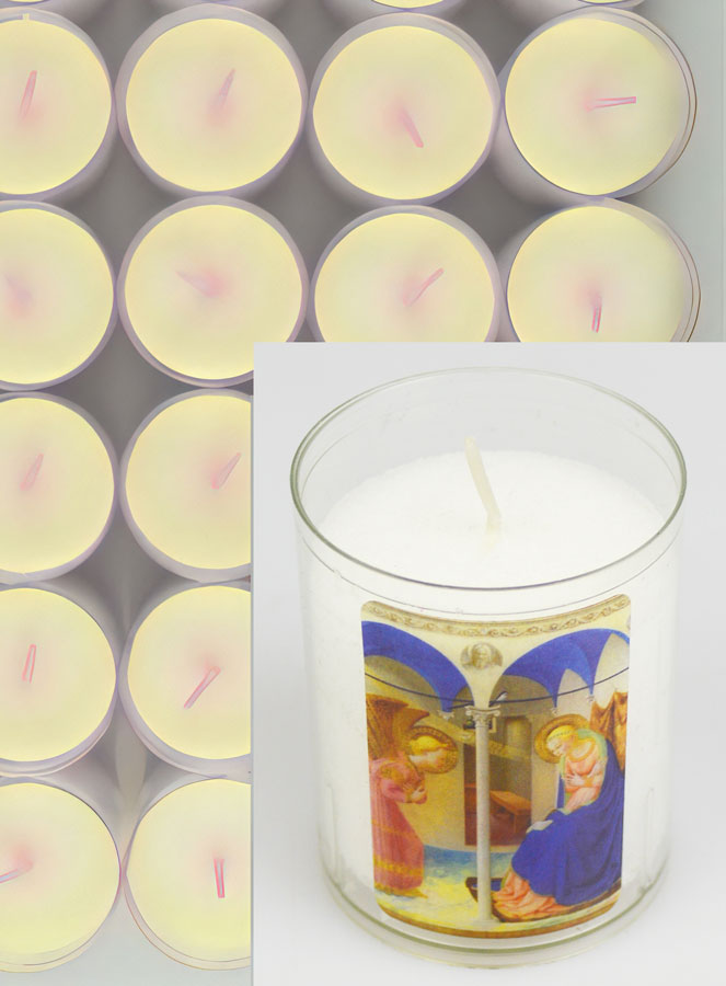 Lot de 10 Bougies Veilleuses ND de l'Annonciation (pic 4)