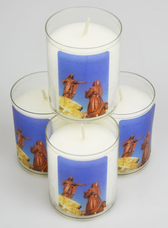 Lot de 4 Bougies Veilleuses Notre Dame du Laus (pic 2)