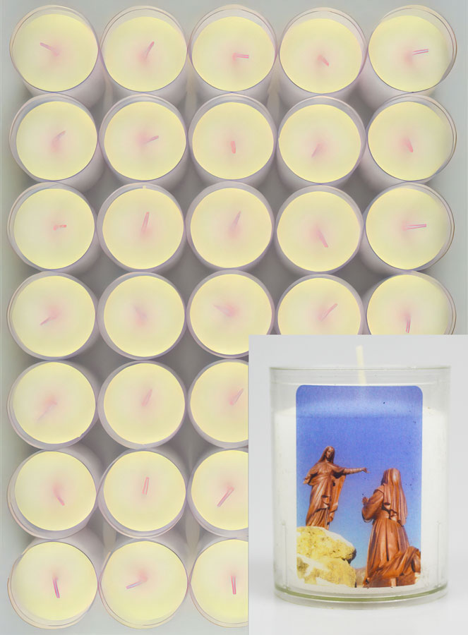 Lot de 10 Bougies Veilleuses Notre Dame du Laus (pic 1)