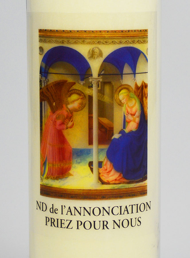 Bougie de Neuvaine à Notre Dame de l'Annonciation (pic 3)