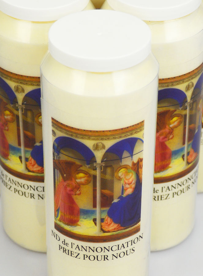 Lot de 6 Bougies de Neuvaine à Notre Dame de l'Annonciation (pic 4)