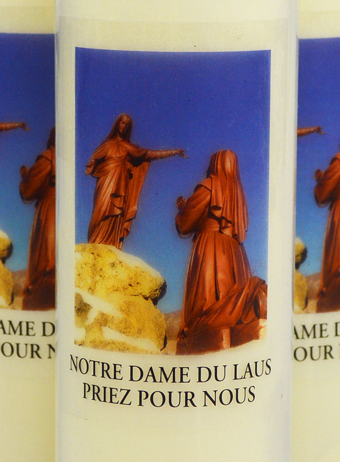 Lot de 3 Bougies de Neuvaine à Notre Dame du Laus (pic 3)