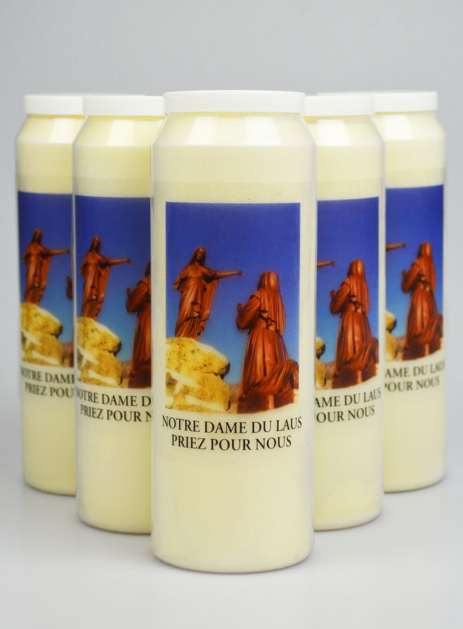 Lot de 6 Bougies de Neuvaine à Notre Dame du Laus (pic 1)