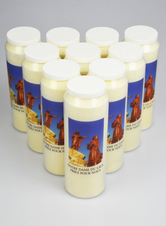 Lot de 10 Bougies de Neuvaine à Notre Dame du Laus (pic 2)