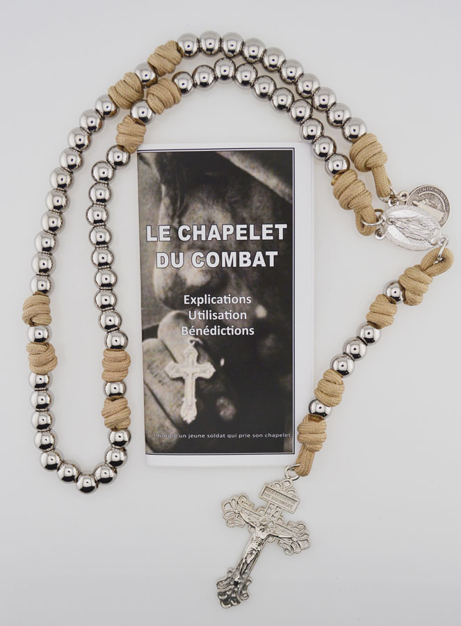 Le Chapelet de Combat Médaille Vierge Miraculeuse et Saint Benoît (pic 1)