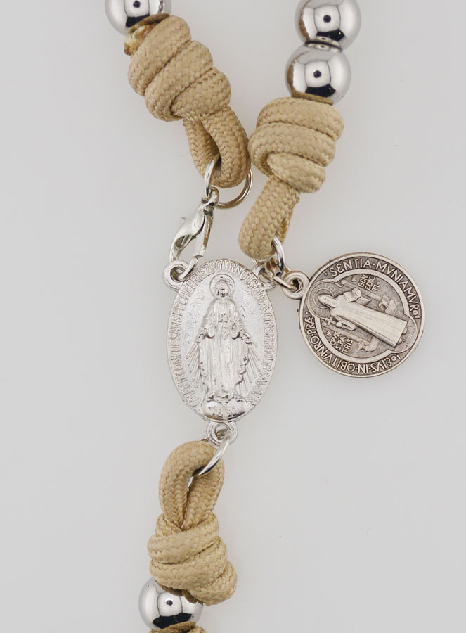 Le Chapelet de Combat Médaille Vierge Miraculeuse et Saint Benoît (pic 2)