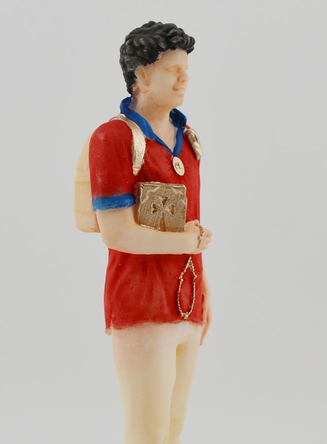 Statue en Albâtre Coloré 15cm - Carlo Acutis (pic 3)