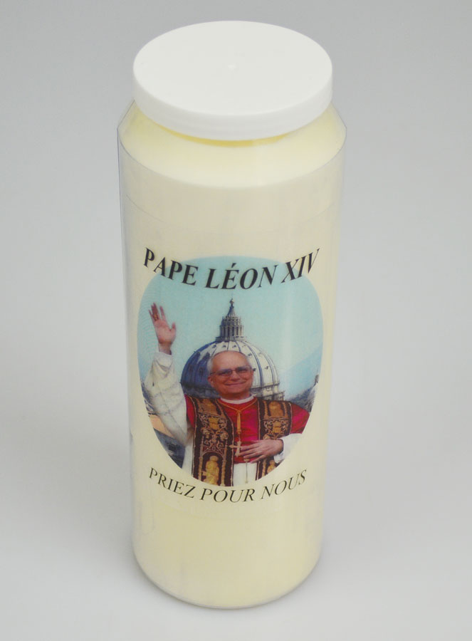 Bougie de Neuvaine au Pape Léon XIV (pic 2)