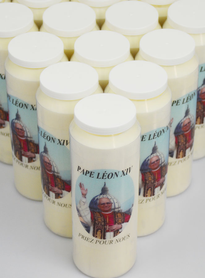 Lot de 20 Bougies de Neuvaine au Pape Léon XIV (pic 4)