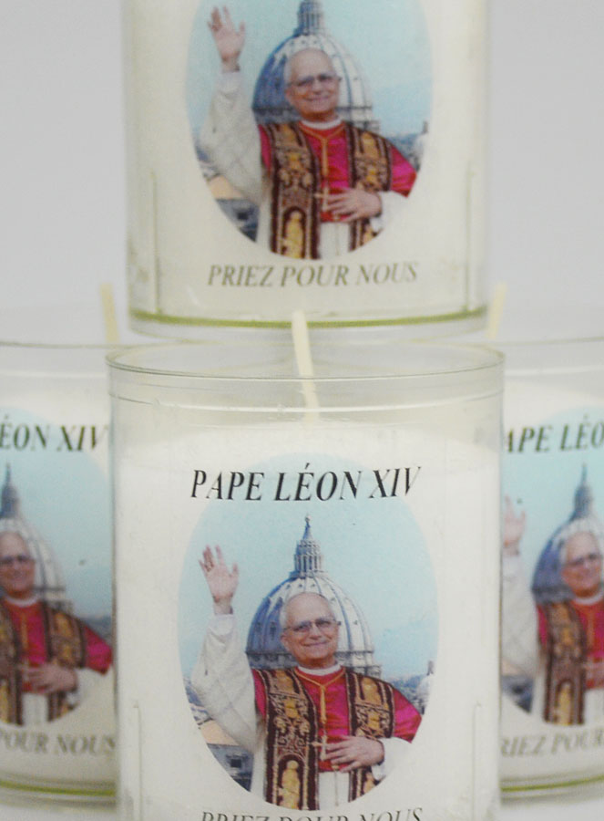 Lot de 4 Bougies Veilleuses Pape Léon XIV (pic 3)