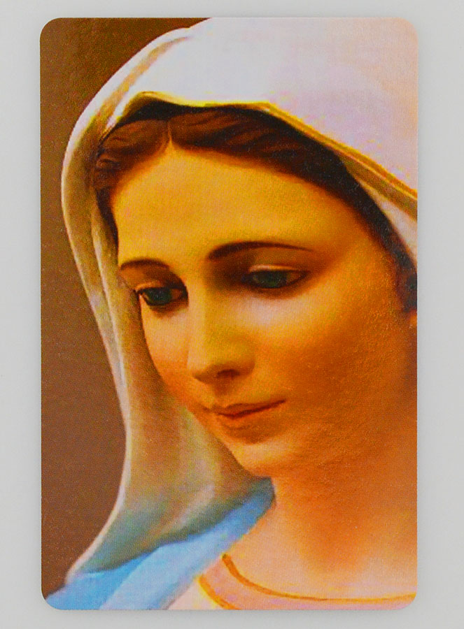 Carte de Prière à Notre Dame de Medjugorje (pic 1)
