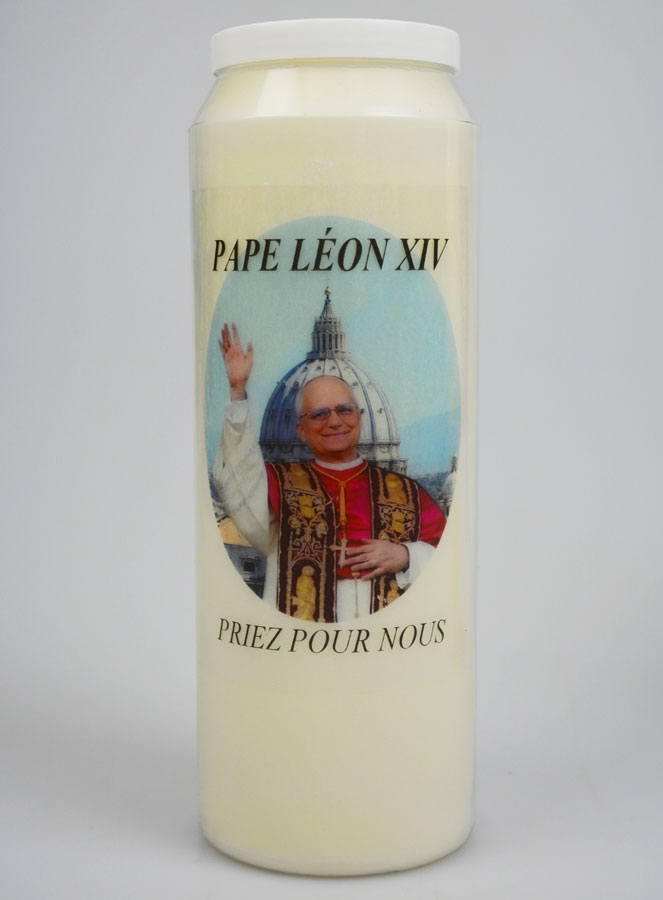 Bougie de Neuvaine au Pape Léon XIV + Prière (pic 3)
