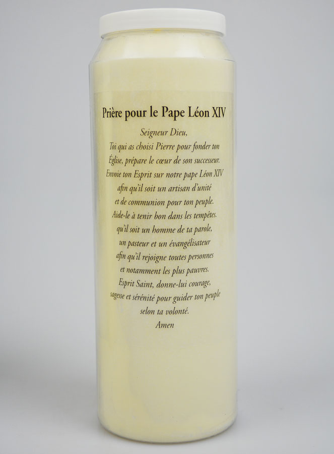 Bougie de Neuvaine au Pape Léon XIV + Prière (pic 4)