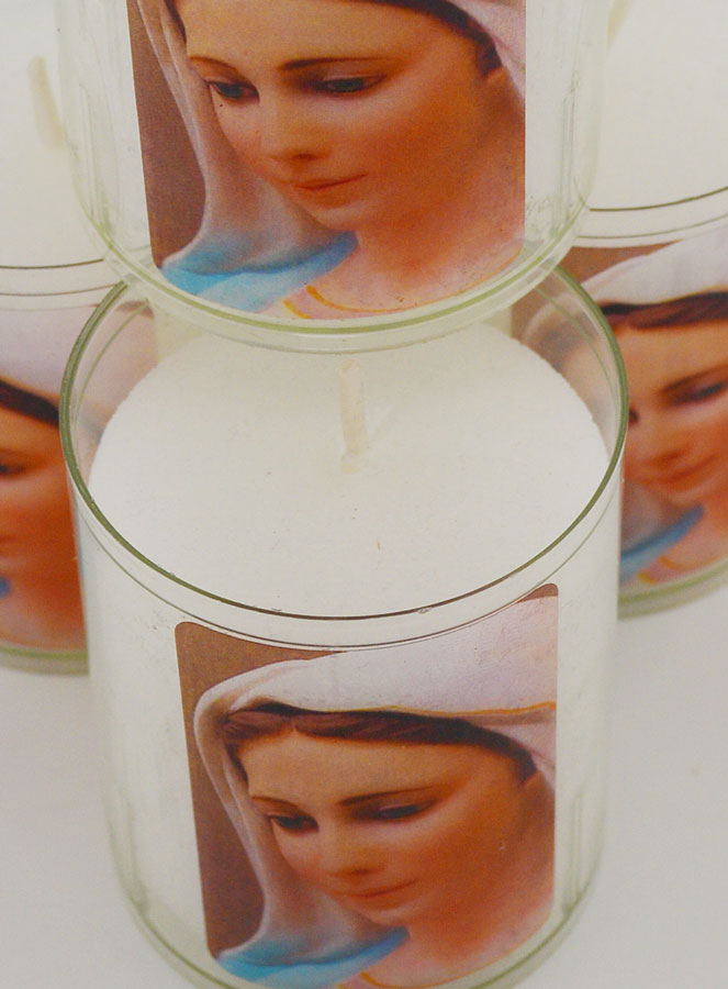 Lot de 4 Bougies Veilleuses ND de Medjugorje (pic 4)