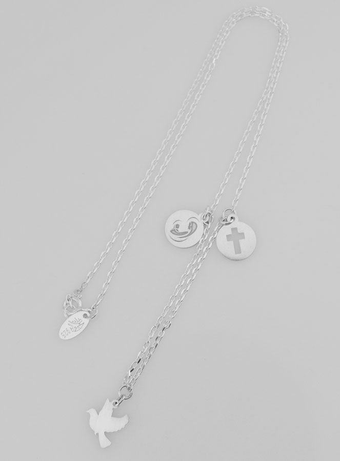 Collier Religieux Trilogie Céleste - Argent 925 (pic 3)