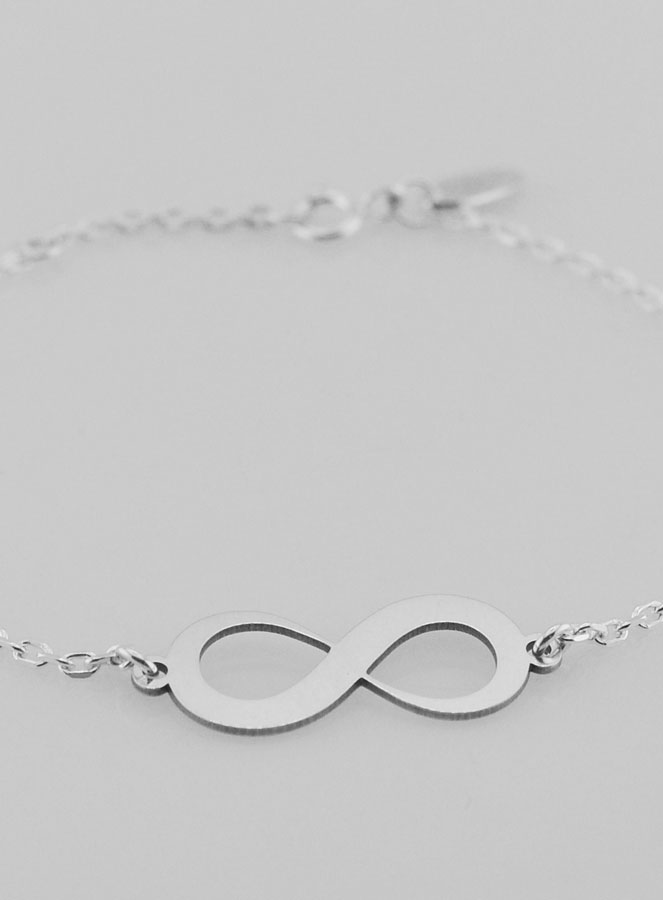 Bracelet en Argent Massif - Infini (pic 2)