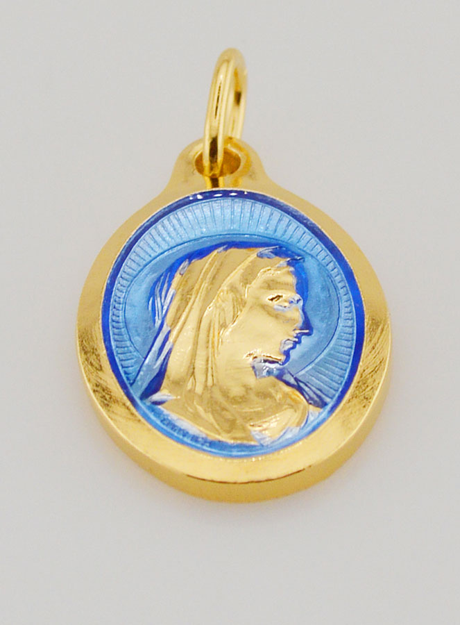 Médaille Sainte Vierge Marie de Profil - 25mm (pic 2)