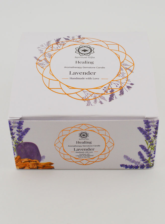 Bougie Parfumée 70g - Lavande & Améthyste (pic 4)