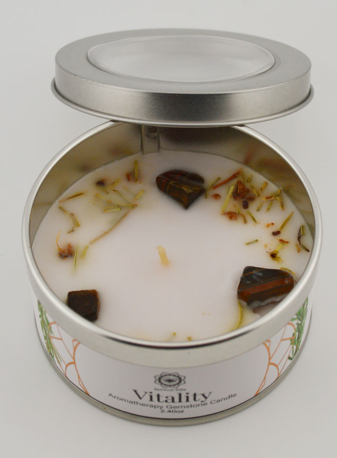 Bougie Parfumée Aromathérapie - Gingembre & Oeil de Tigre (pic 2)