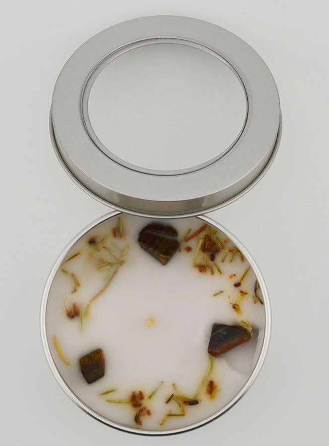 Bougie Parfumée Aromathérapie - Gingembre & Oeil de Tigre (pic 3)