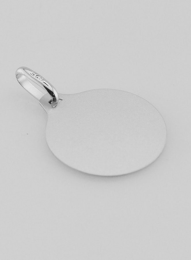 Médaille de Saint Christophe en Argent Massif - 18mm (pic 4)