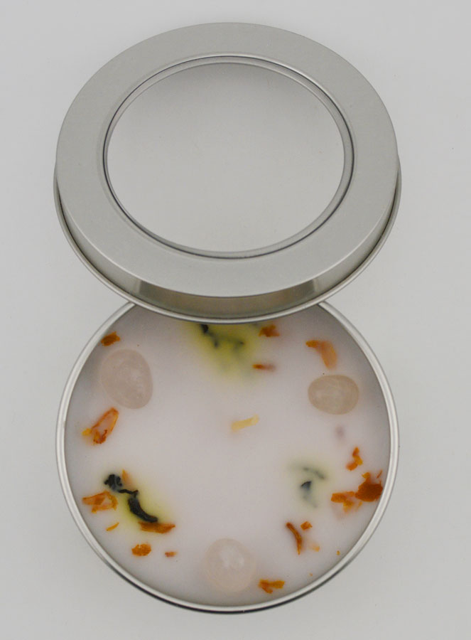 Bougie Parfumée Aromathérapie - Cristal de Roche & Jasmin (pic 3)