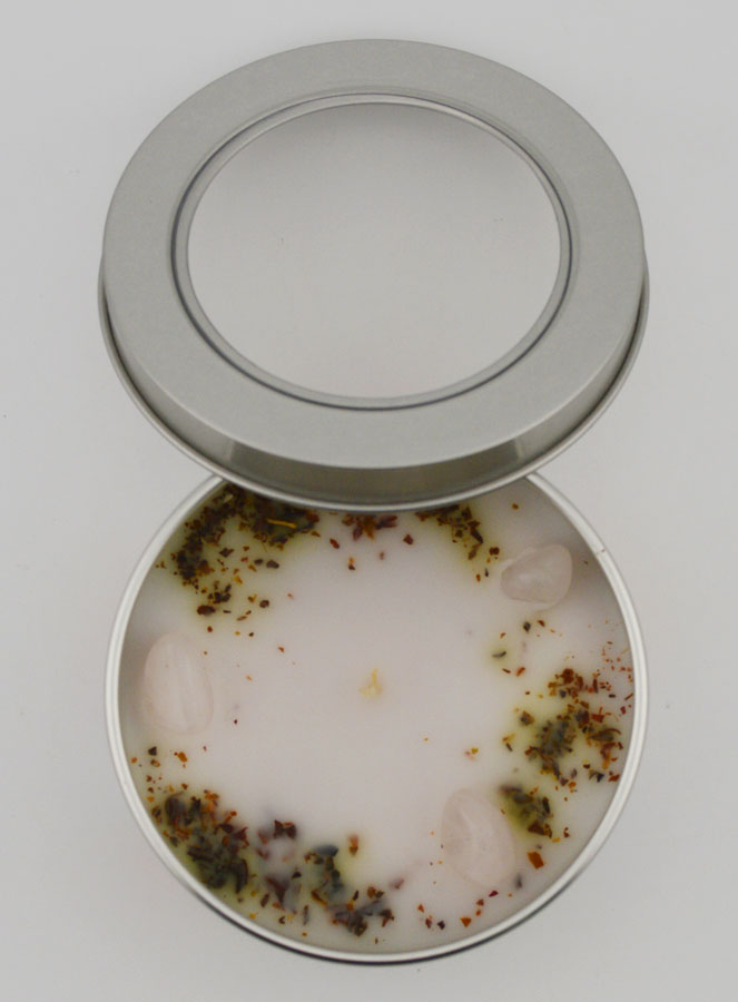 Bougie Parfumée Aromathérapie - Rose & Quartz Rose (pic 4)