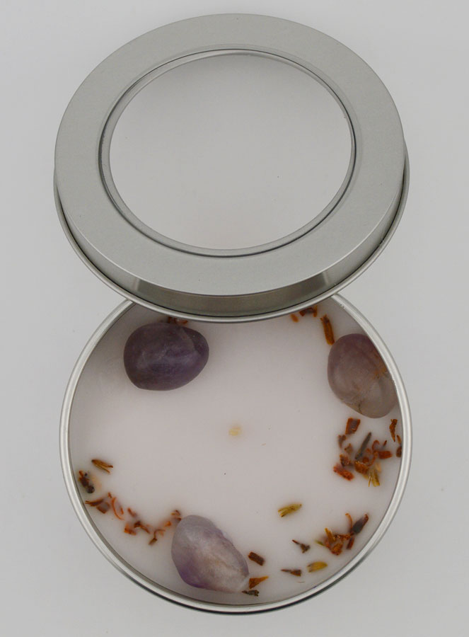 Bougie Parfumée Aromathérapie - Aventurine Verte & Patchouli (pic 3)