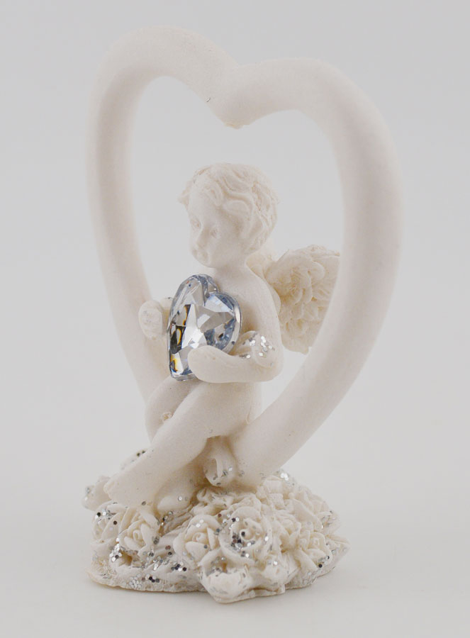 Statue Coeur Ange-Gardien - 6cm (pic 2)