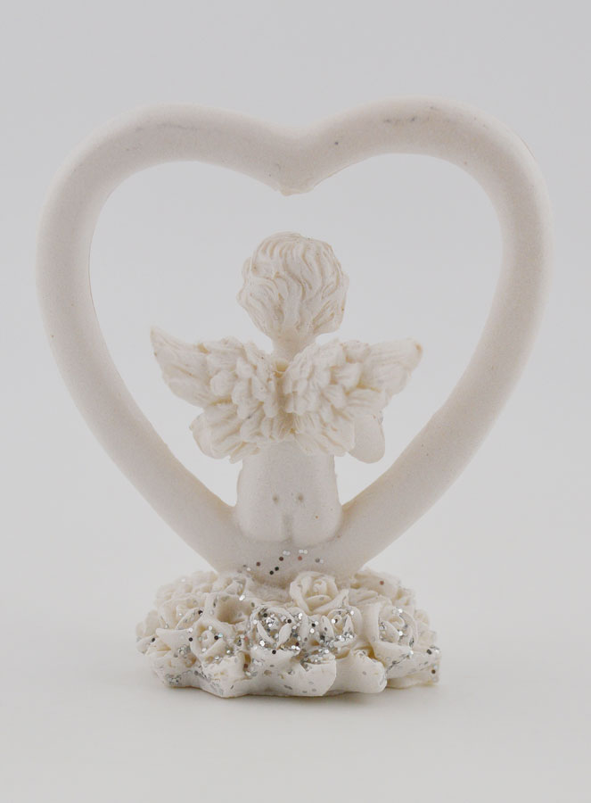 Statue Coeur Ange-Gardien - 6cm (pic 4)