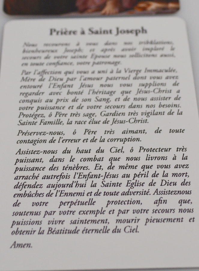 Encens Religieux Santal + Prière St Joseph (pic 4)