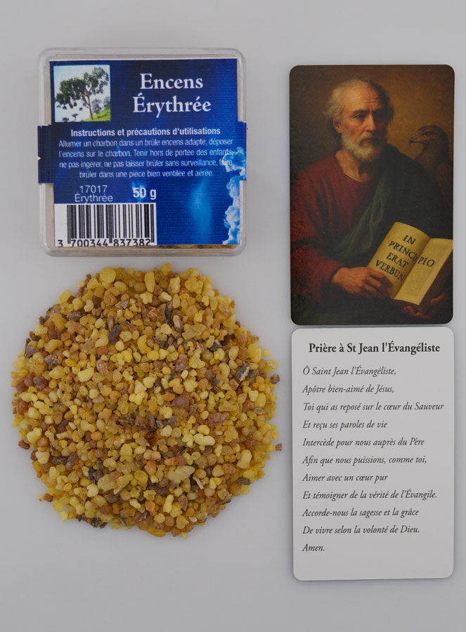 Encens Religieux Erythrée + Prière St Jean Evangéliste (pic 1)