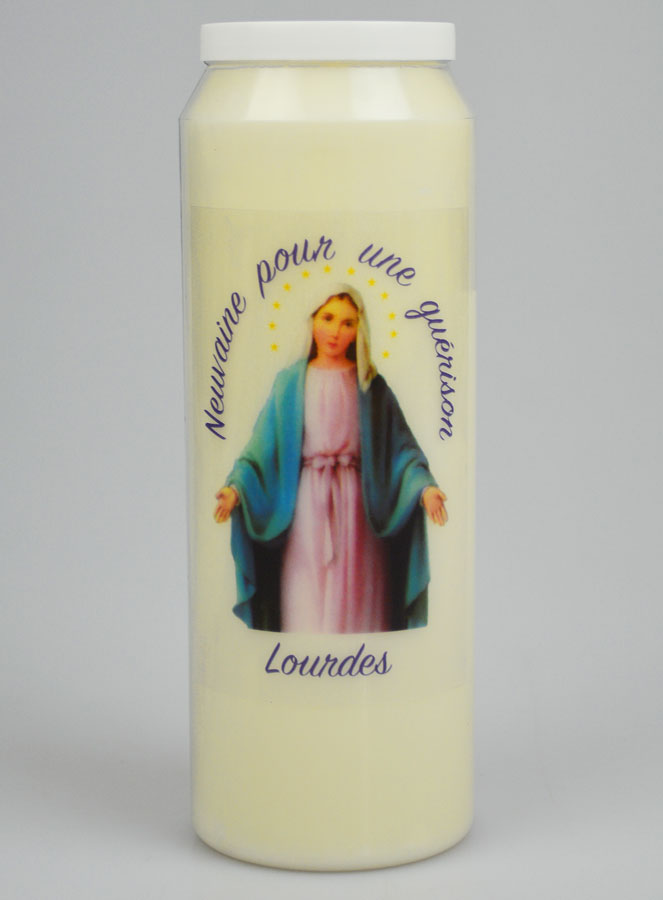 Bougie Neuvaine pour une Guérison - 17.5cm (pic 1)