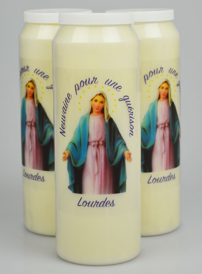 3 Bougies Neuvaine pour une Guérison - 17.5cm (pic 1)
