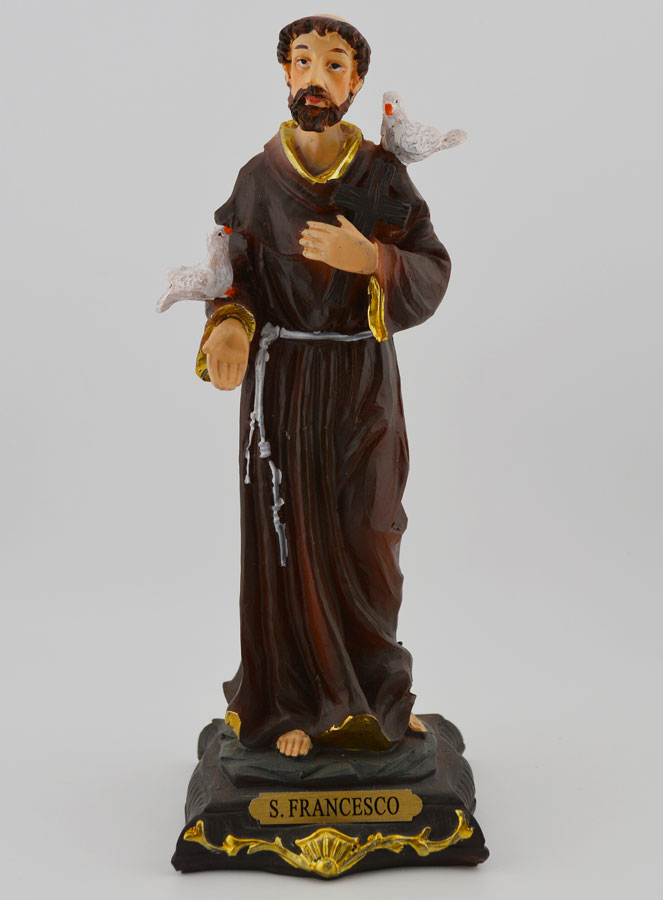 Statue Religieuse de Saint François - 20cm (pic 1)