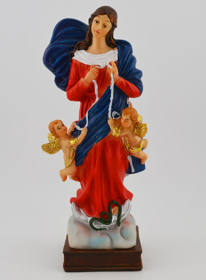 Statue Religieuse Marie qui Défait les Noeuds - 15cm (pic 1)