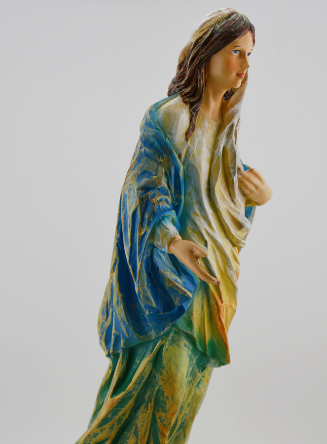 Statue Religieuse Vierge Marie de Nazareth - 30cm (pic 4)