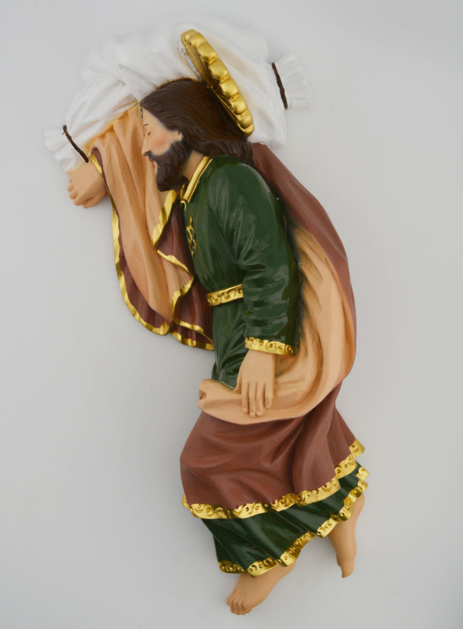 Statue Religieuse du Songe de St Joseph - 30cm (pic 2)