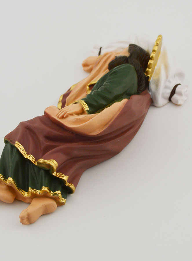 Statue Religieuse du Songe de St Joseph - 14cm (pic 3)
