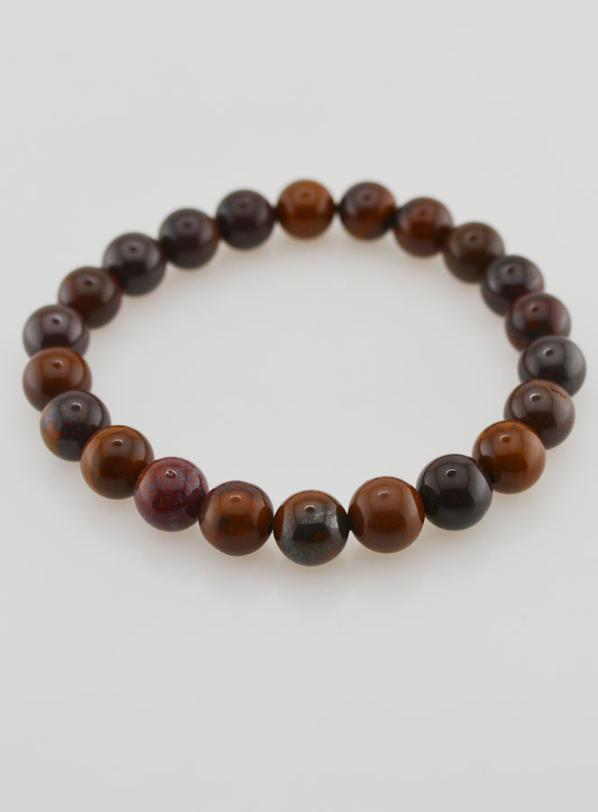 Bracelet en Oeil de Fer AA – 8 mm (pic 2)