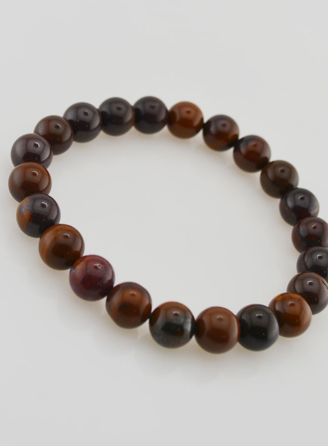 Bracelet en Oeil de Fer AA – 8 mm (pic 3)