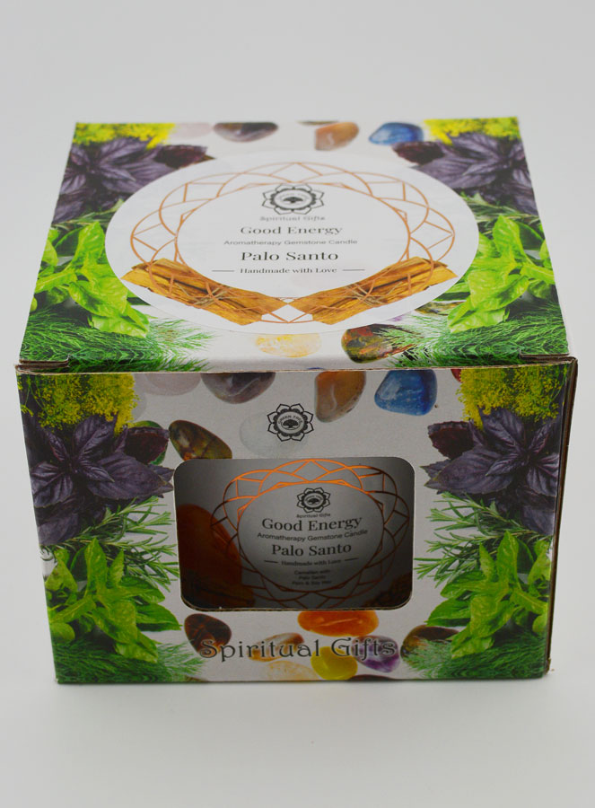 Bougie Parfumée Aromathérapie 256g - Palo Santo & Cornaline (pic 4)