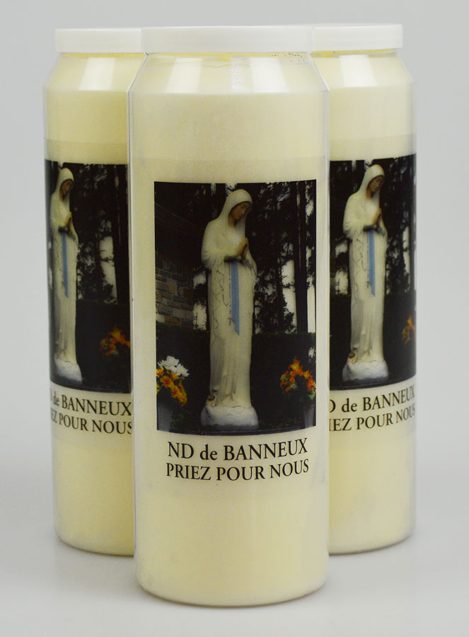 3 Bougies de Neuvaine Notre Dame de Banneux (pic 1)
