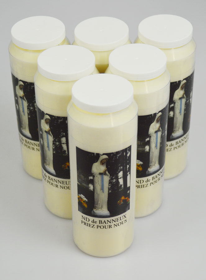 6 Bougies de Neuvaine Notre Dame de Banneux (pic 2)