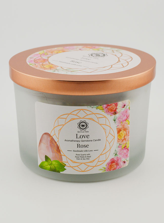 Bougie Parfumée 256g - Rose & Quartz Rose (pic 3)