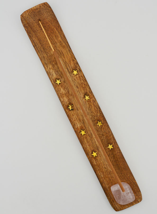 Porte-Encens Pour Bâtonnet - Quartz Rose (pic 1)
