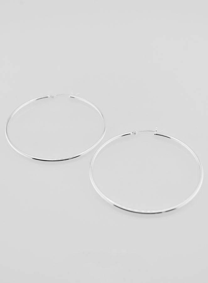 Créoles en Argent 925 - 50mm (pic 2)